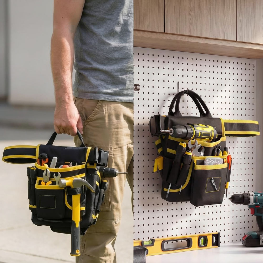 Heavy Equipment Electrician - Heavy Duty Tool Organizer Pouch Oxford