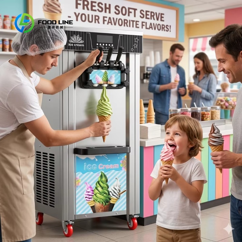 Customized Soft Ice Cream Mach - Heavy Equipment Grinder ulasan dan harga